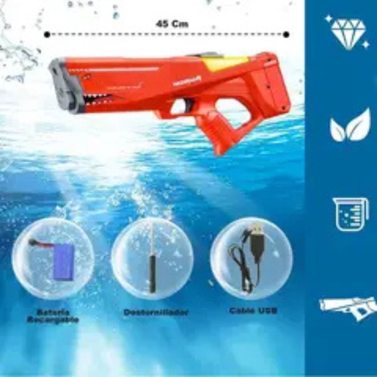 MOVI - PISTOLA DE AGUA ELÉCTRICA BLASTER