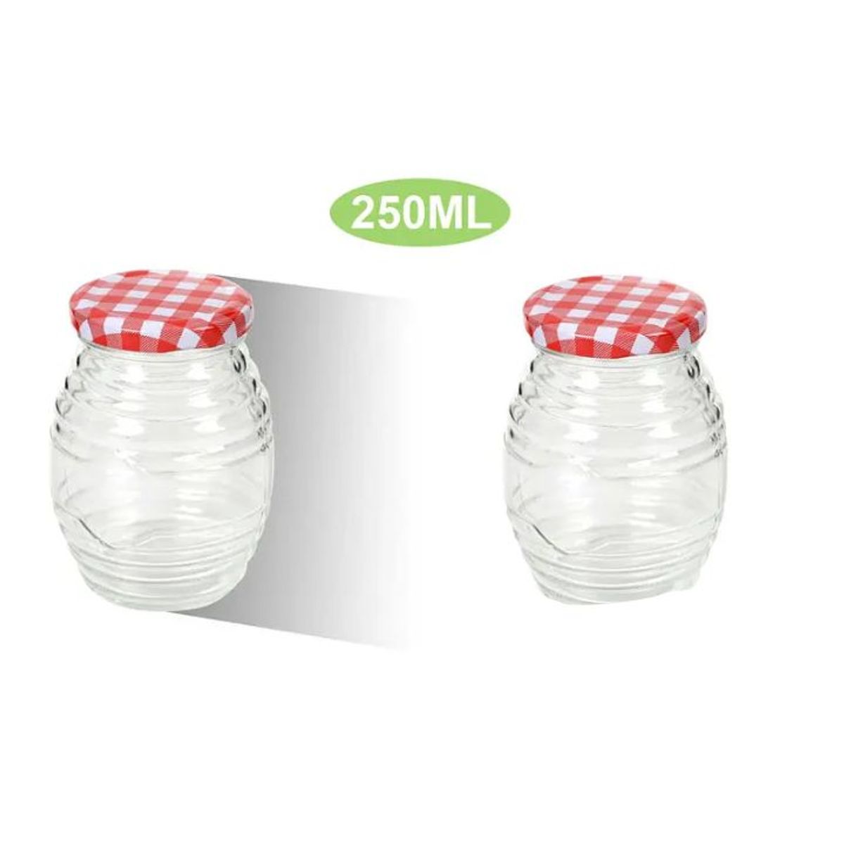 GENERICO - FRASCO DE VIDRIO CONSERVERO 250ML 9x6CM