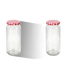 GENERICO - FRASCO DE VIDRIO 720ML 13x9CM