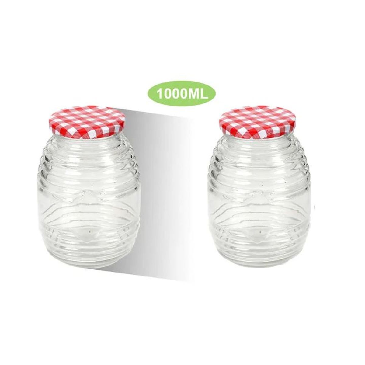 GENERICO - FRASCO DE VIDRIO CONSERVERO 1000ML 14x10CM