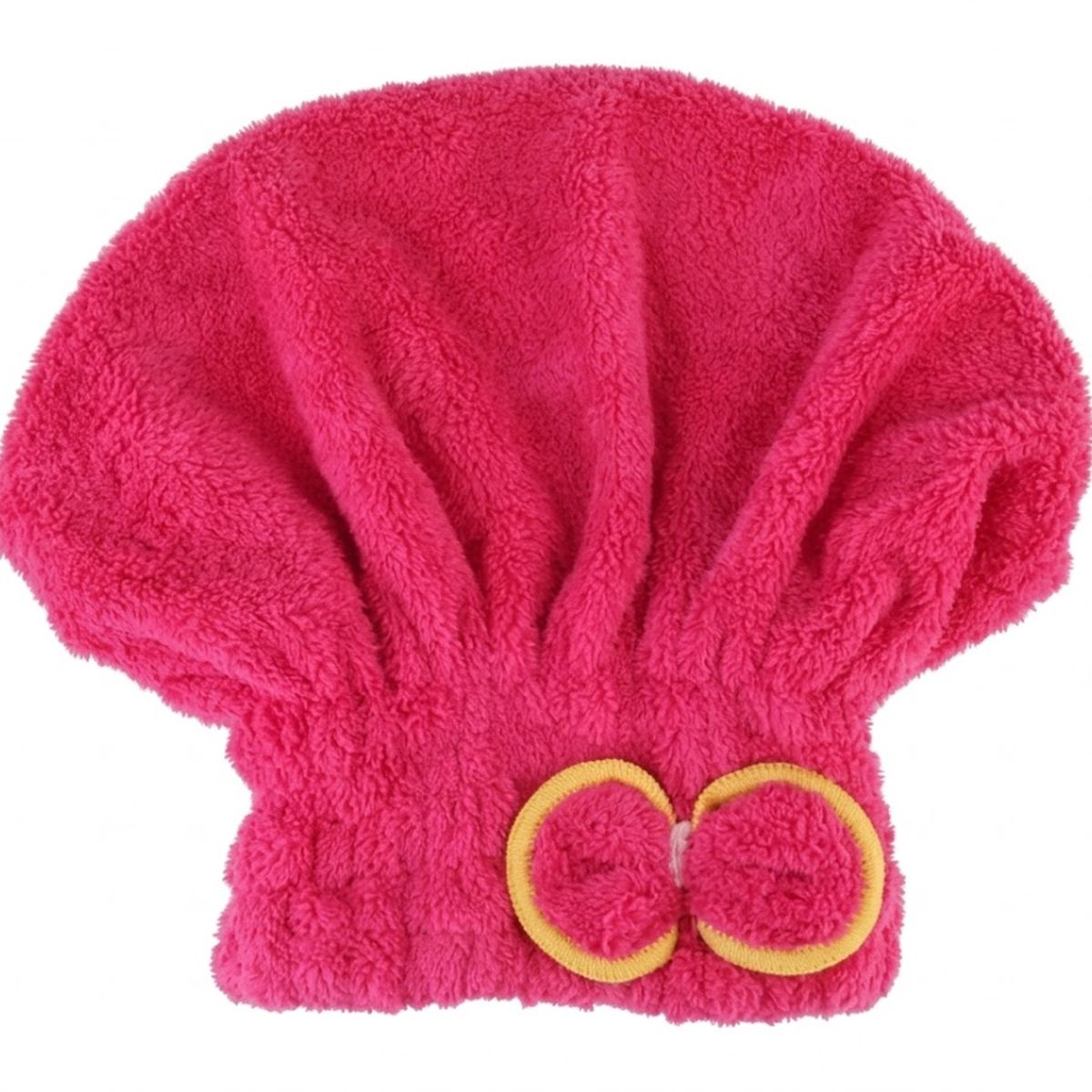 GENERICO - Gorro Toalla Microfibra para Secar Cabello en Ducha Fucsia