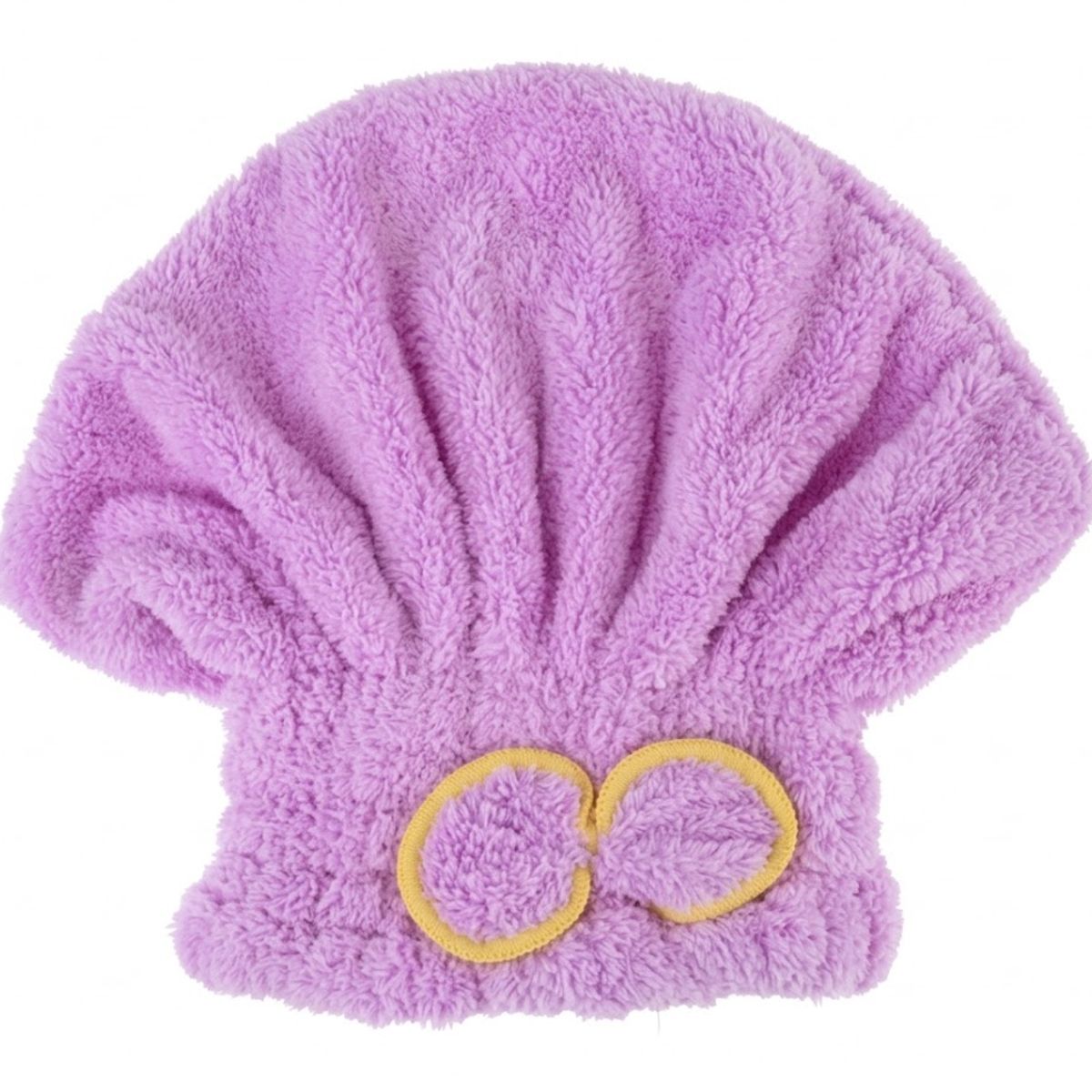 GENERICO - Gorro Toalla Microfibra para Secar Cabello en Ducha Morado Claro