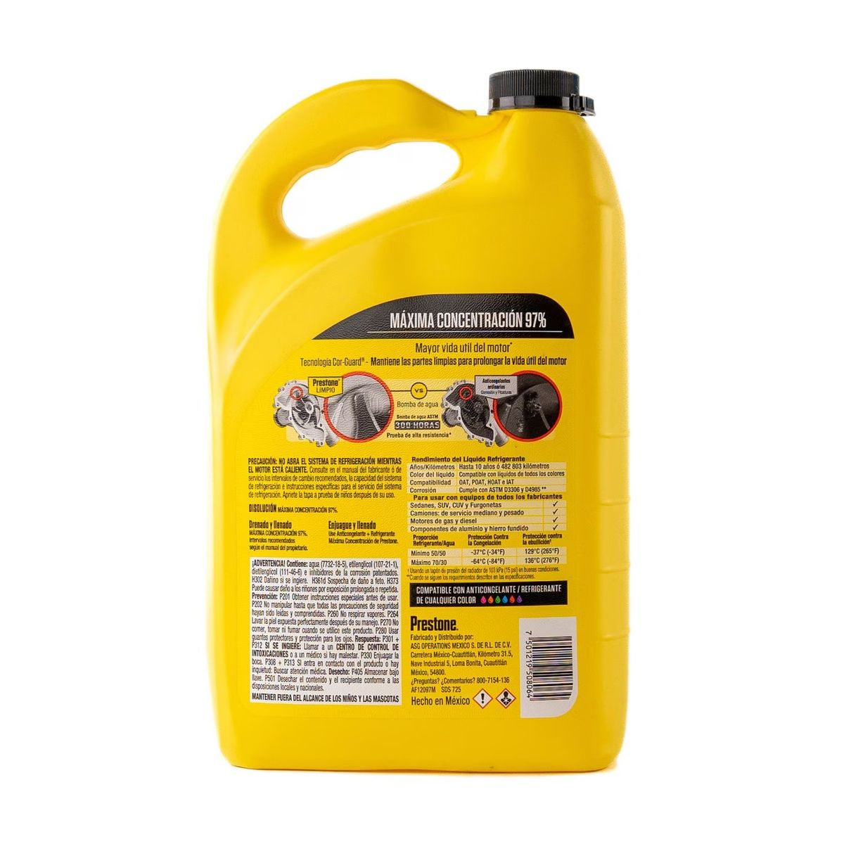 PRESTONE - Anticongelante 97% Concentrado Prestone Af12097m 1 GAL