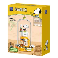 PANTASY - ☕ Snoopy Hora del Café – Puzzle de Bloques de Construcción 86903