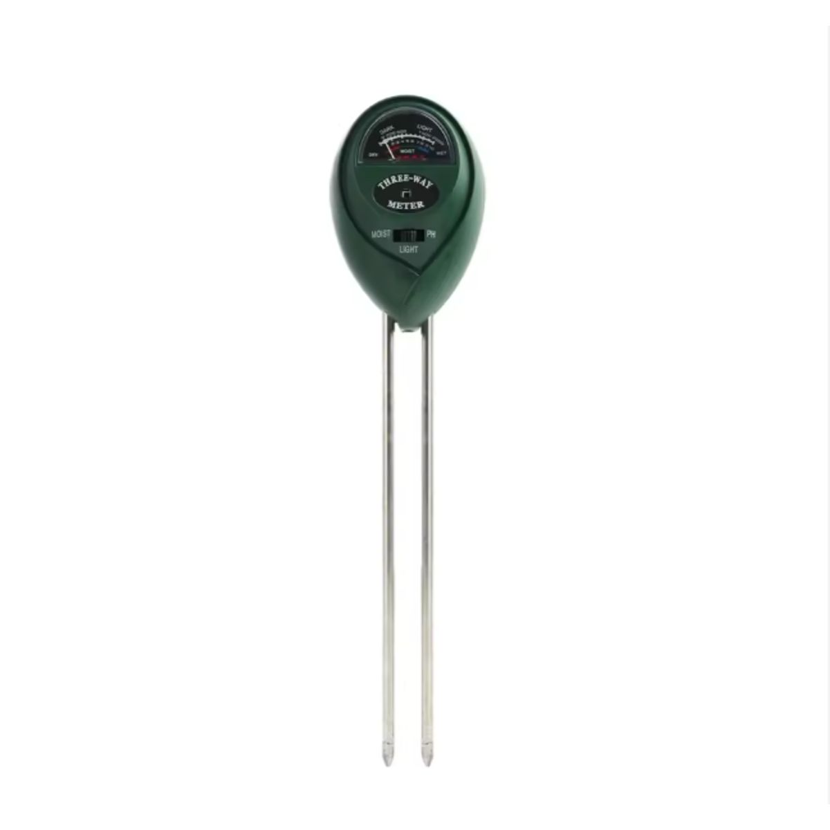 GENERICO - Análisis de suelo 3 en 1 para plantas con medidor de pH, sensor de humedad y medición de luz