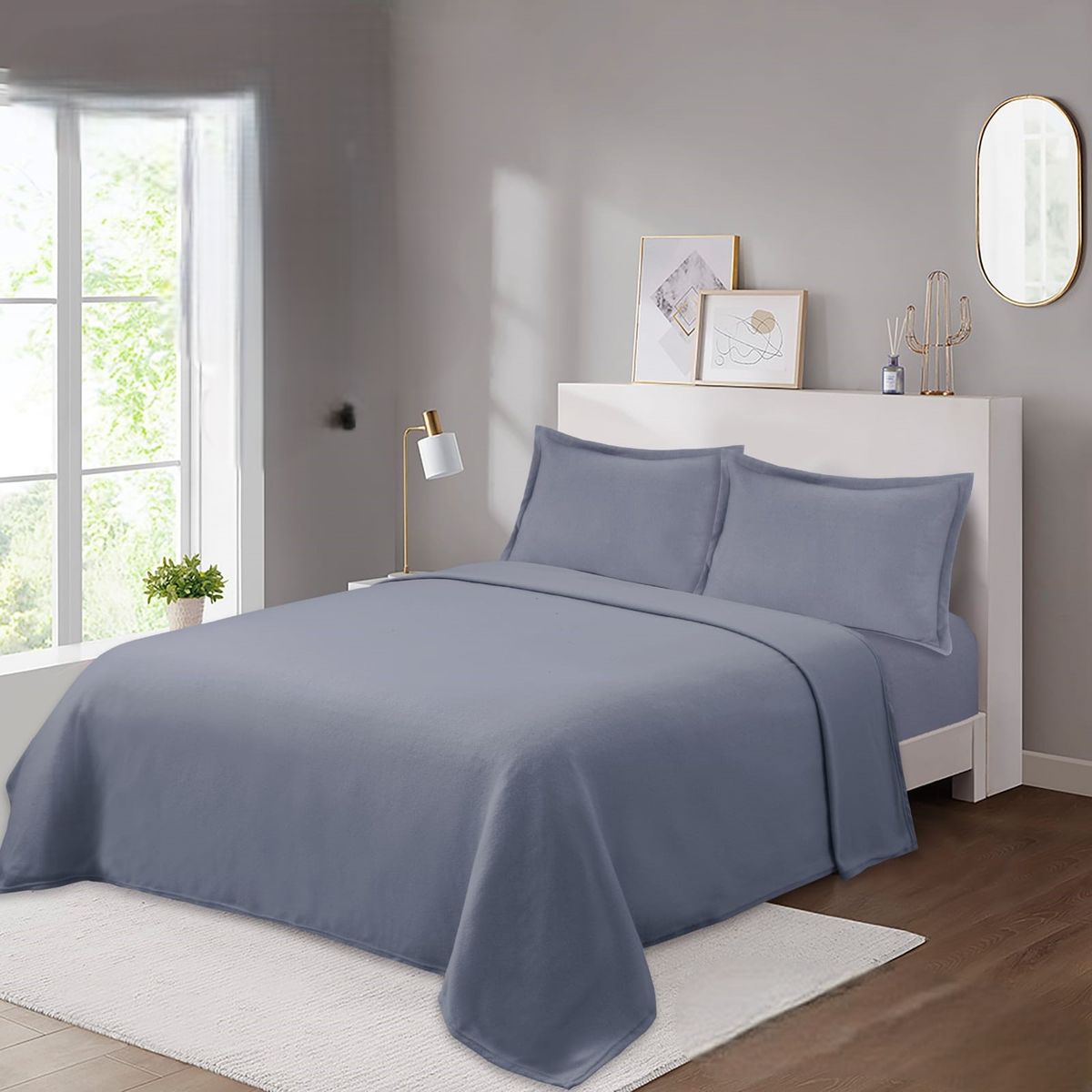 GENERICO - JUEGO DE SABANAS POLAR PARA INVIERNO SUAVES Y CALIDAS