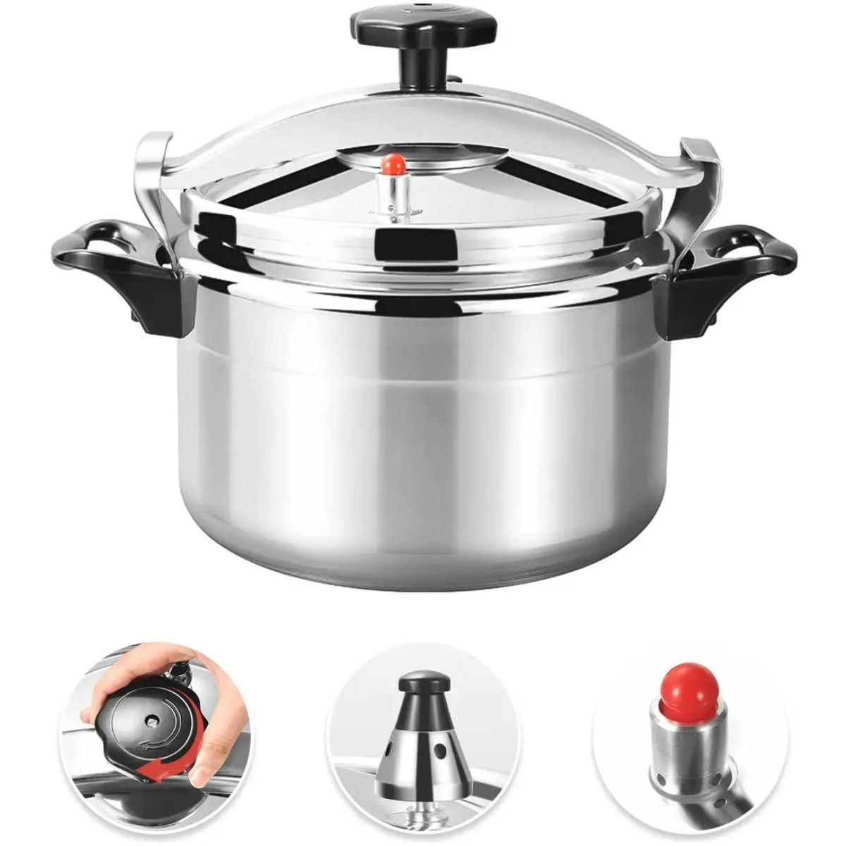 GENERICO - Olla A Presion Cacerola Aluminio 8 Litros Cocina Labg