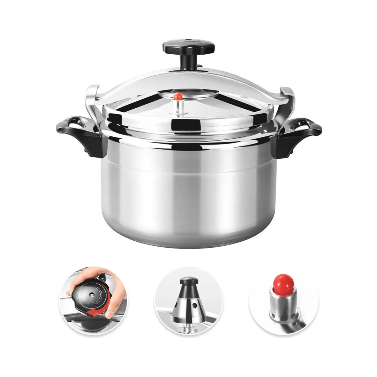 GENERICO - Olla A Presion Cacerola Aluminio 8 Litros Cocina Labg