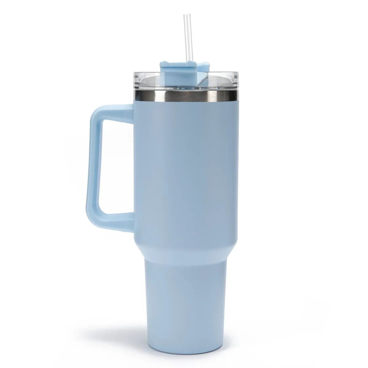 GENERICO - Vaso Mug Térmico Acero Inoxidable 1200ml CELESTE