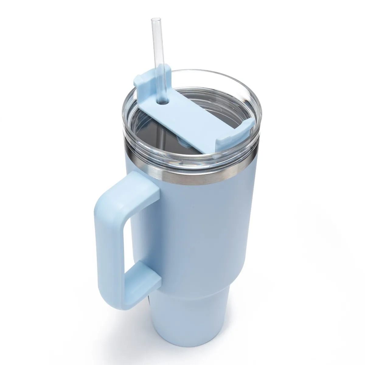 GENERICO - Vaso Mug Térmico Acero Inoxidable 1200ml CELESTE