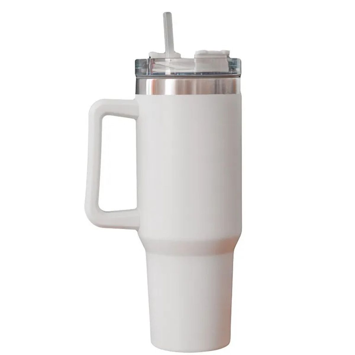 GENERICO - Vaso Mug Térmico Acero Inoxidable 1200ml BLANCO