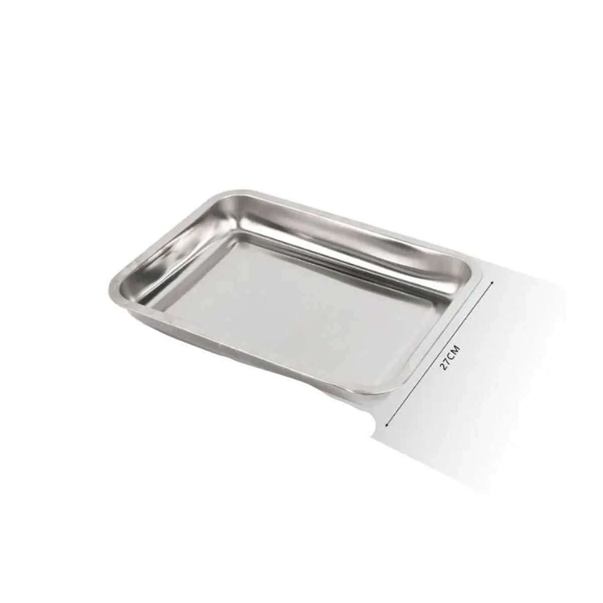 GENERICO - BANDEJA DE ACERO INOXIDABLE 36CM