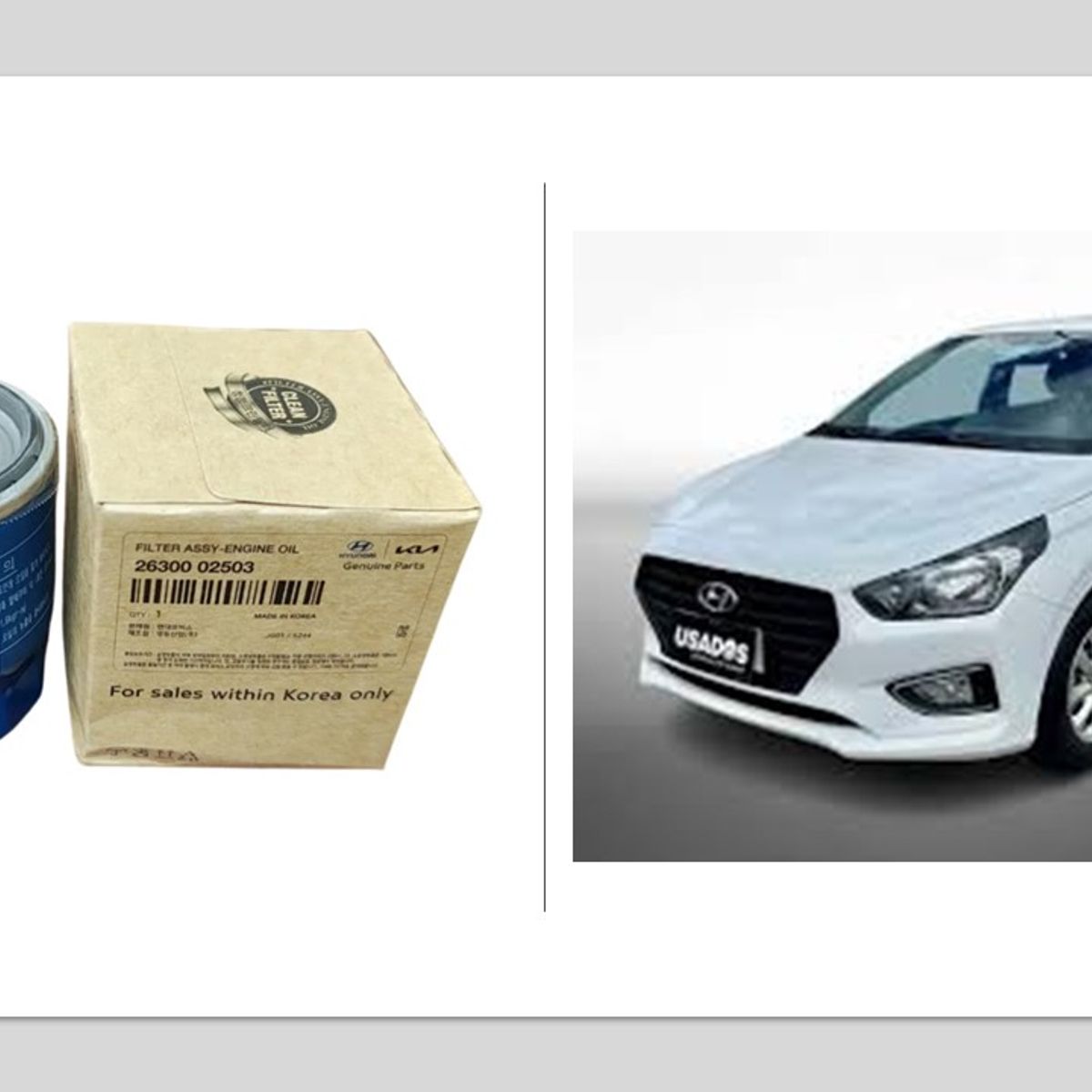HYUNDAI - FILTRO ORIGINA ACEITE KIA MORNING 1.0-1.1-1.2