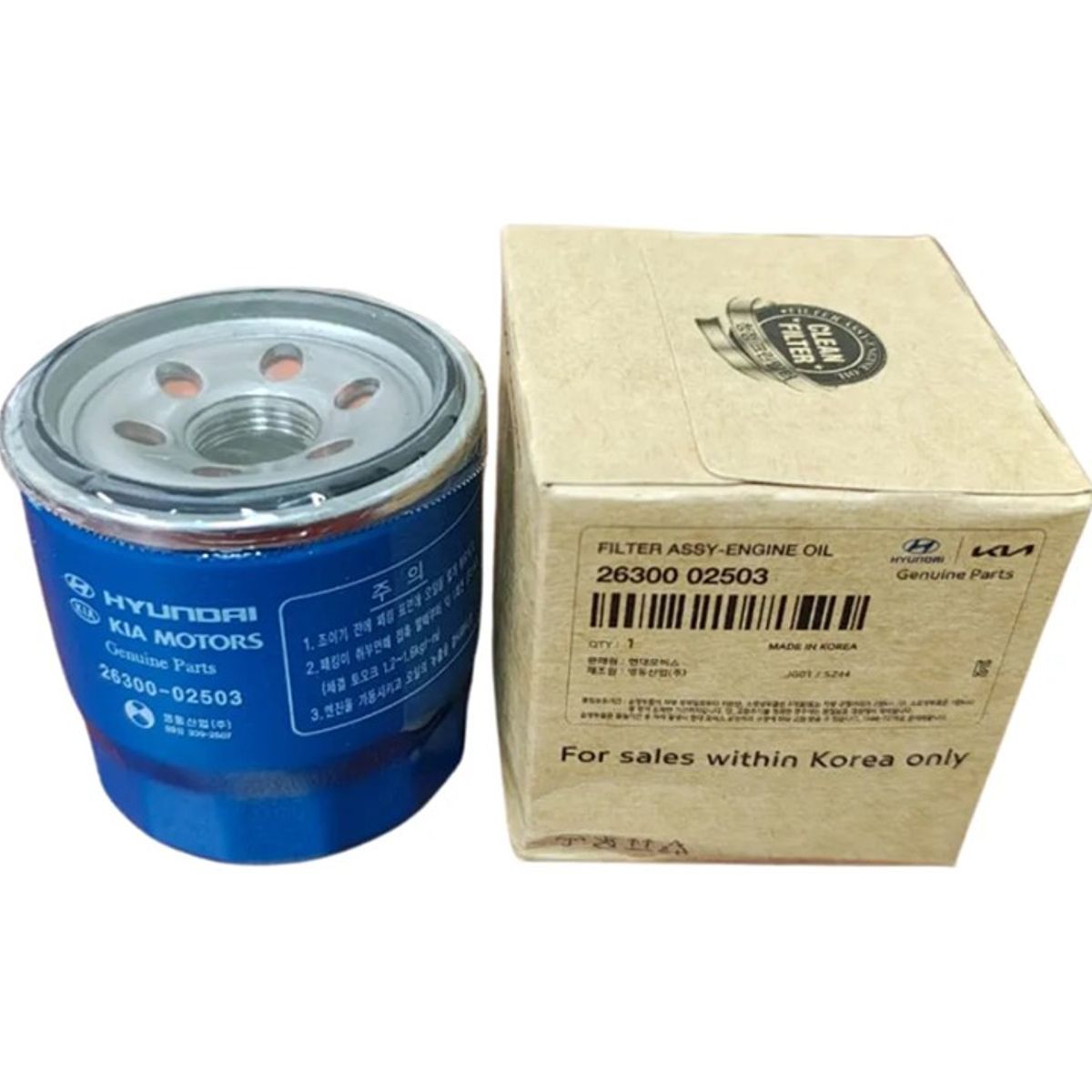 HYUNDAI - FILTRO ORIGINA ACEITE KIA MORNING 1.0-1.1-1.2
