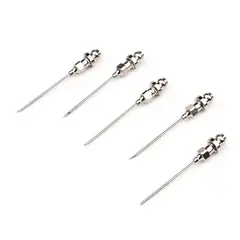 GENERICO - Aguja Metálica Para Pistola Engrasadora Mini Boquilla Set X5
