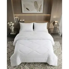 GENERICO - Cubrecama Plumón Plush con Chiporro Premium Ultra Suave y Térmico 2 Plazas