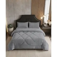 GENERICO - Cubrecama Plumón Plush con Chiporro Premium Ultra Suave y Térmico 2 Plazas