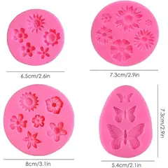 GENERICO - MOLDE DE FLORES PARA FONDANT