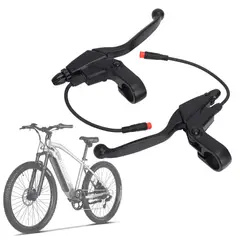 GENERICO - Manillas de Freno Mecánico E-Bike y Scooters Negro