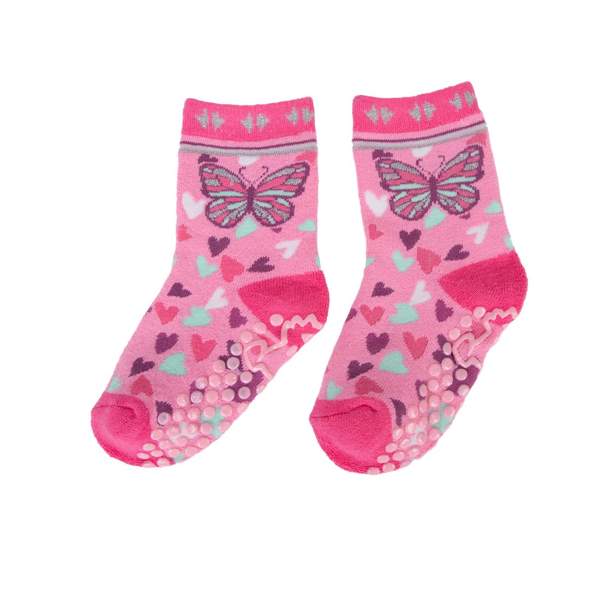 PILLIN - Calcetines  Rosado Niña Pillin PAD107-26FUC