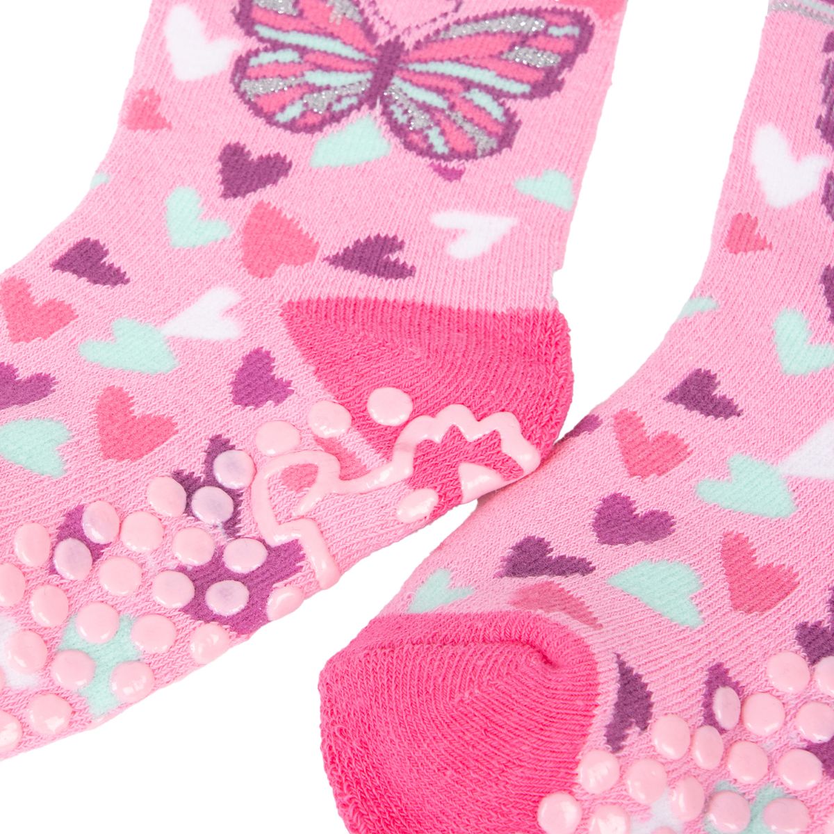PILLIN - Calcetines  Rosado Niña Pillin PAD107-26FUC