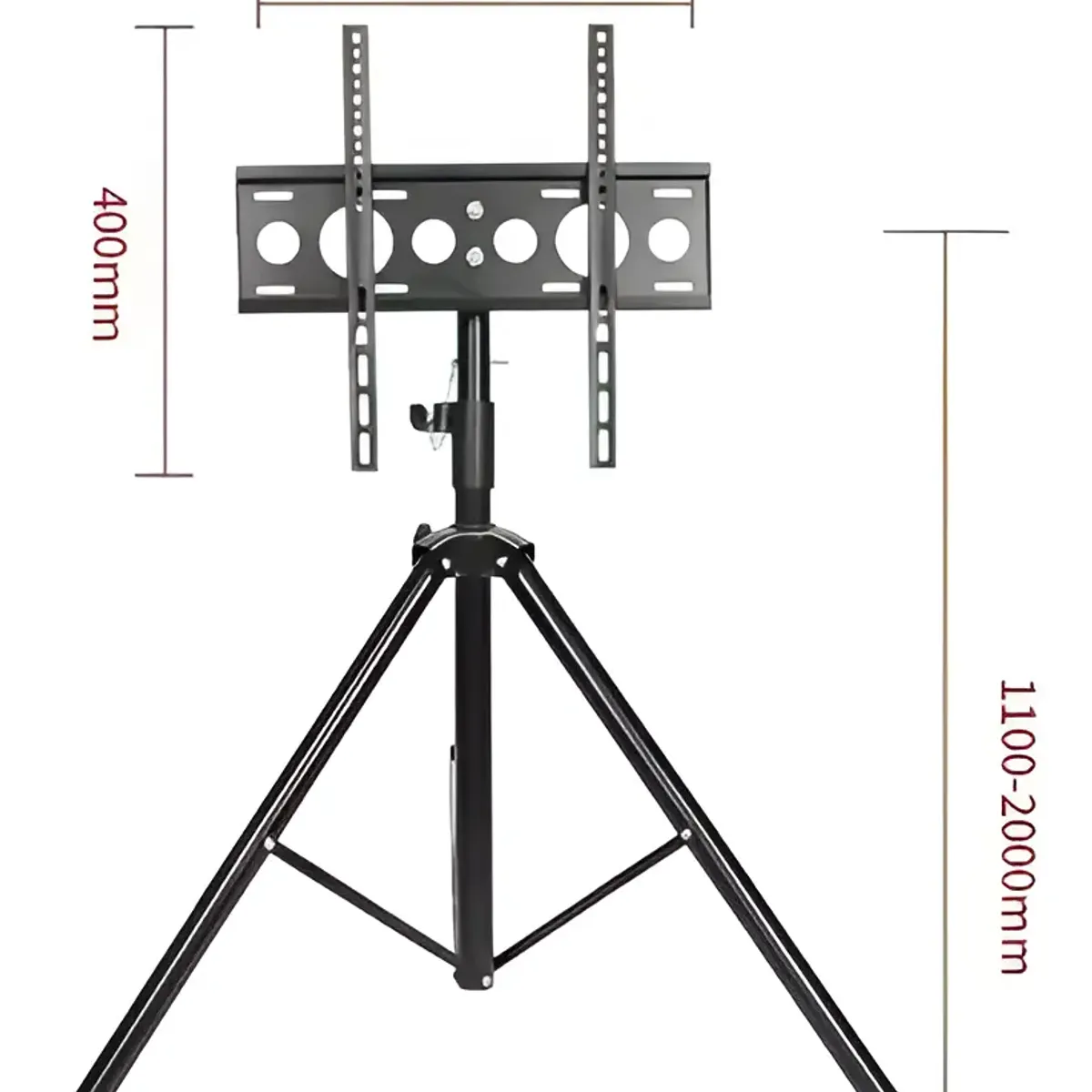 GENERICO - Base Trípode Pedestal Tv 32 A 55 Pulgadas Giratorio 360° Color Negro
