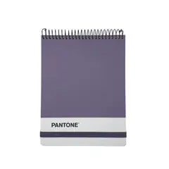 GENERICO - Croquera Pantone Medio Oficio Con Elástico 100 Hojas - Lila