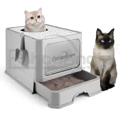 GENERICO - Arenero Gato Cerrado Baño Sanitario Con Tapa Y Pala