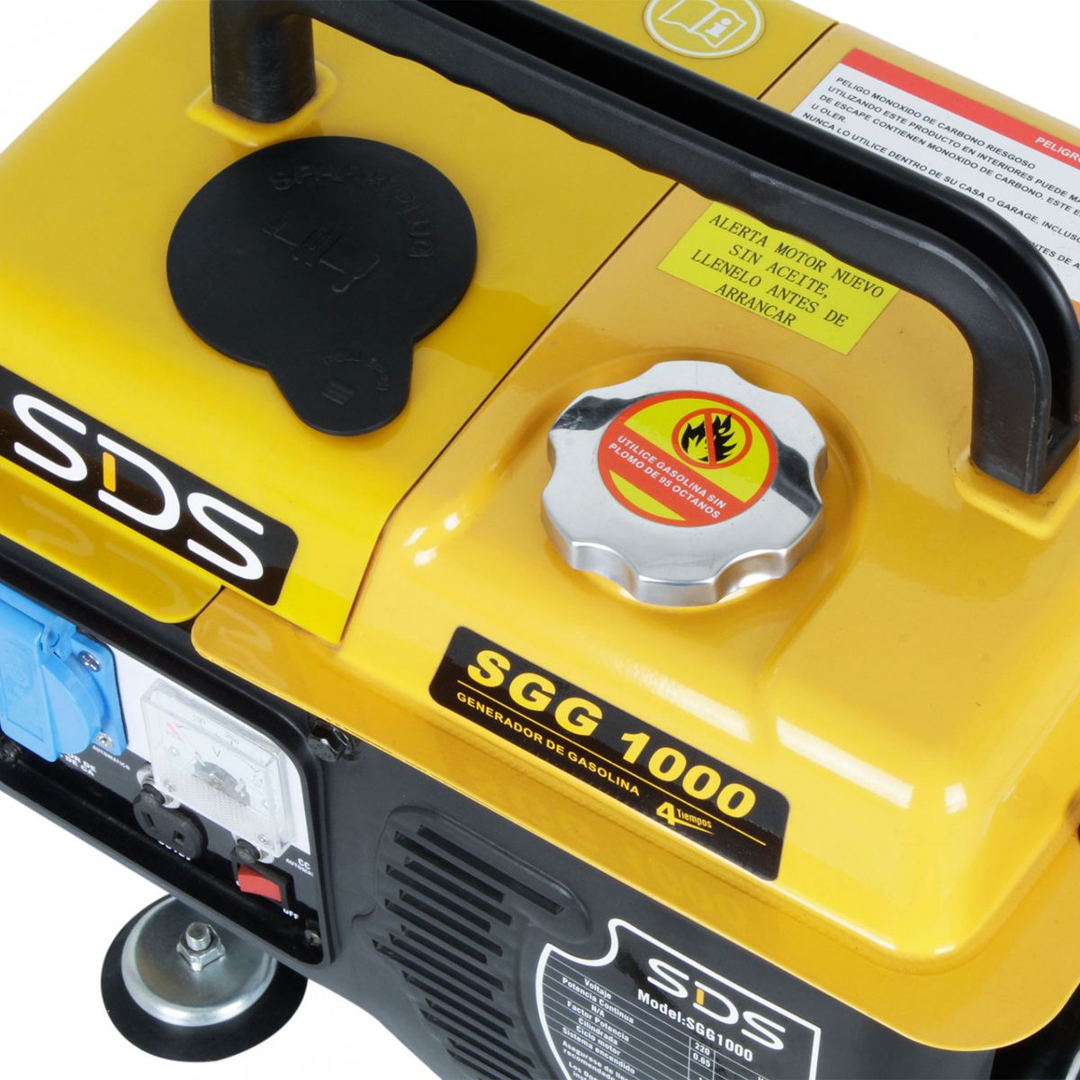 SDS POWER - GENERADOR BENCINERO 0,8 KW 220V 4 TIEMPOS SGG1000