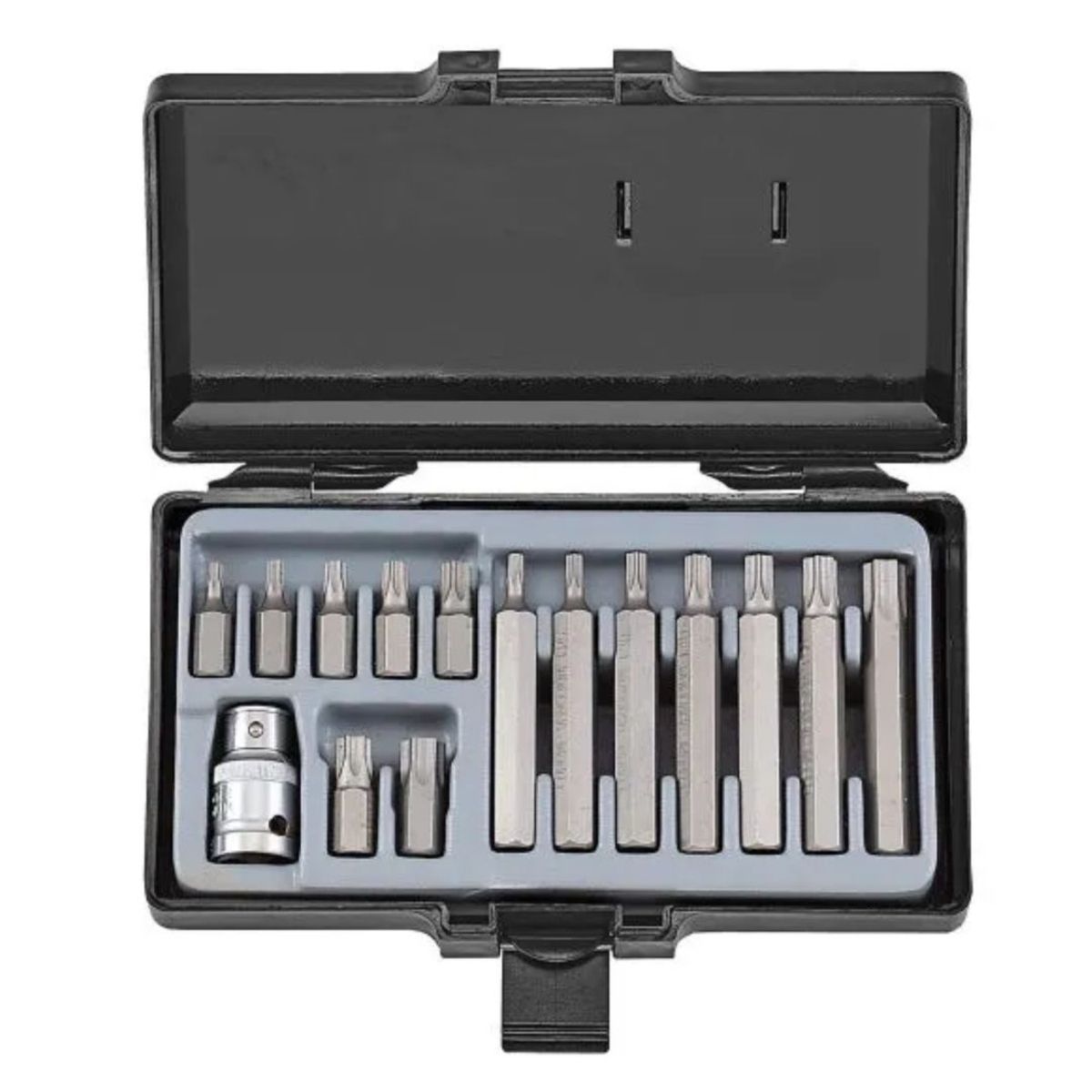 FORCE - Juego Puntas Torx Cortas y Largas T20 a T55 4156 Force