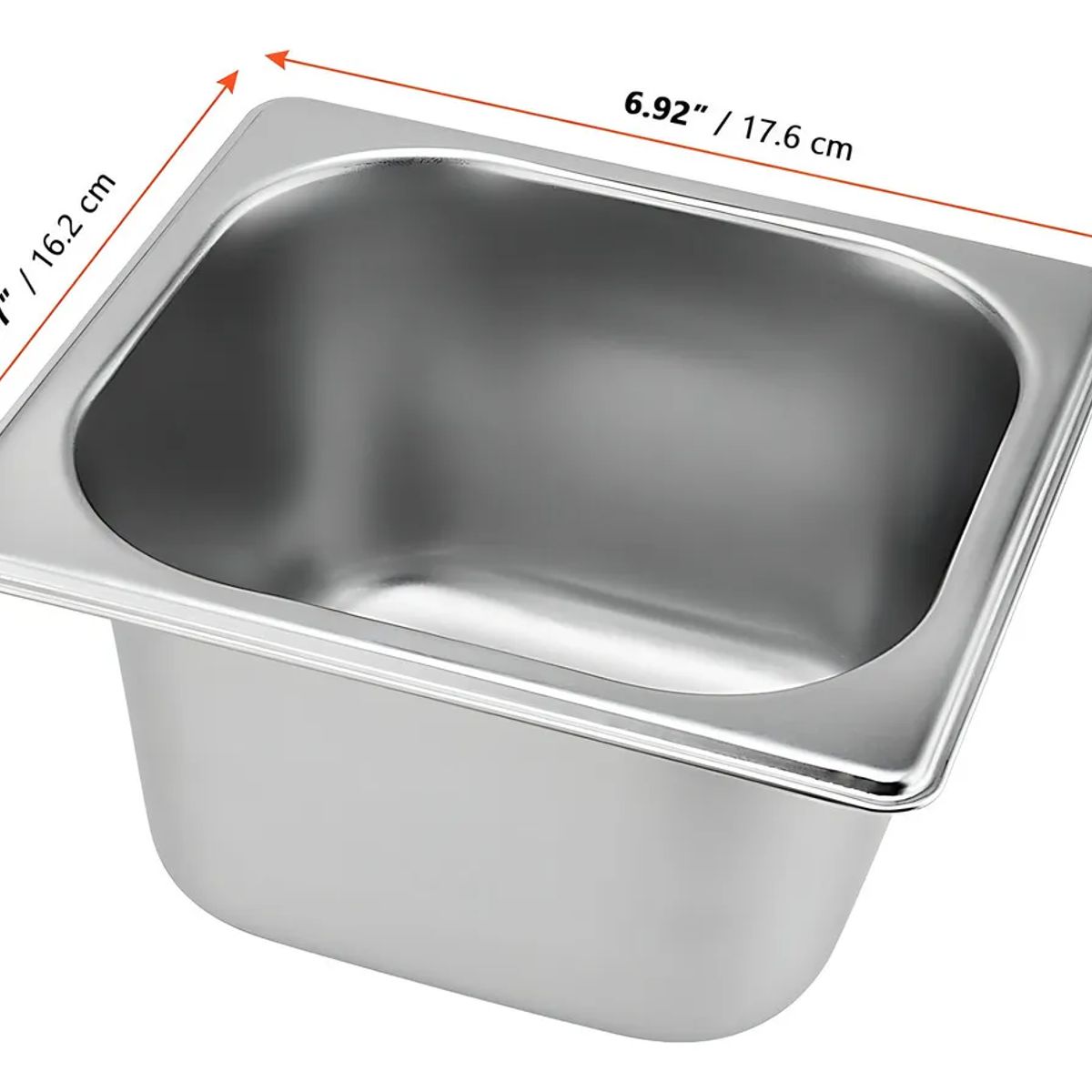 GENERICO - Set de 4 Contenedores Gastronómicos Rectangular con Tapa para Alimentos