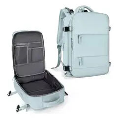 MOMO - Mochila De Viaje Avión Aprobado Gran Capacidad Diseño De La Tela Lisa 501