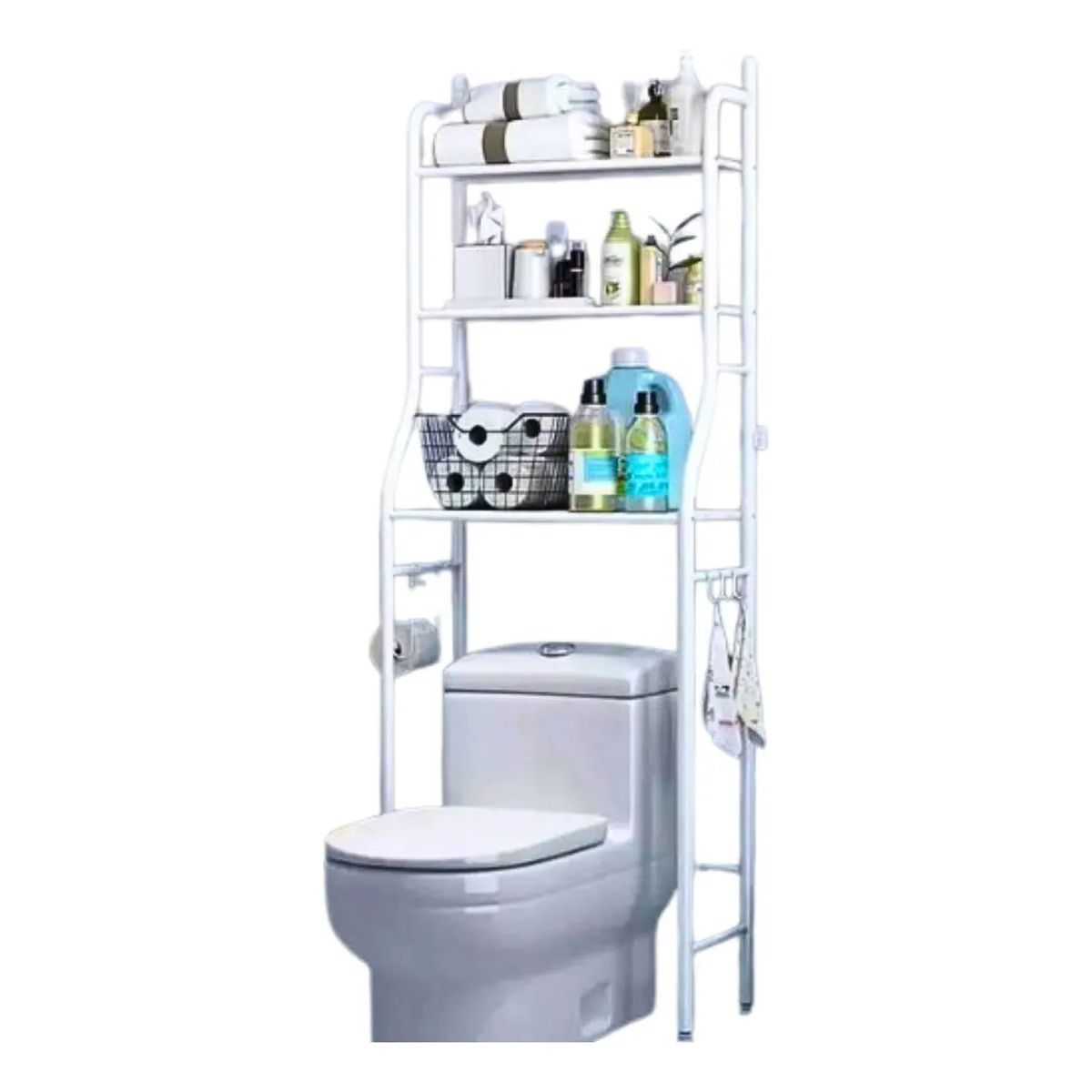 GENERICO - Organizador De Baño Niveles Estante De Inodoro Toilet Rack