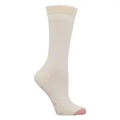 AZALEIA - Calcetín Algodón Mujer Ic St Basic BeigeCrudo