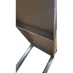 GENERICO - Estante Galvanizado 150x70x30 cm Gris 140 Kg 4 Niveles