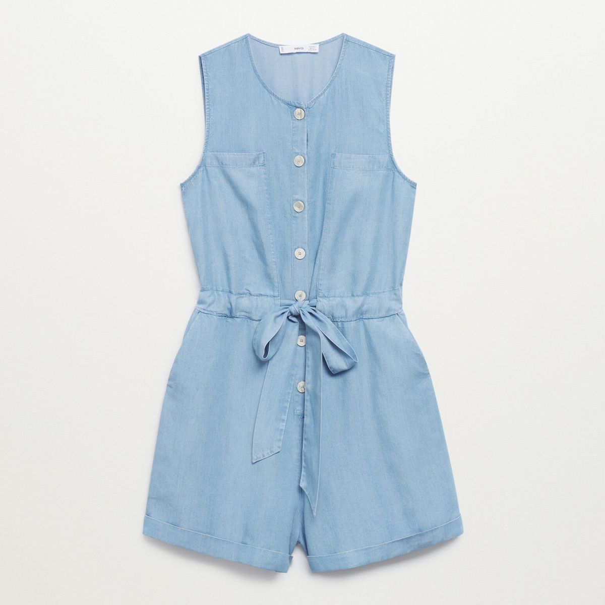 MANGO - Enterito Lyocell Tirantes Anchos Badu Mujer