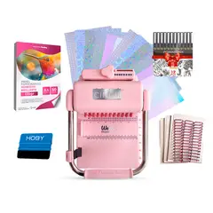 CINCH - Kit Creaciones Básicas Rosa + Alisador y Herramientas de Laminado