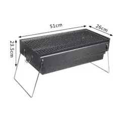 GENERICO - Parrilla A Carbón Portátil Plegable Para Camping Terraza Ir