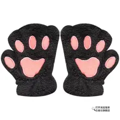 OMAS - Guantes Kawaii Pata De Gato Peluche Invierno