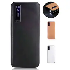 MOVI - Batería Cargador Externo 20000mAh con 3 USB y Linterna LED Carga Múltiple