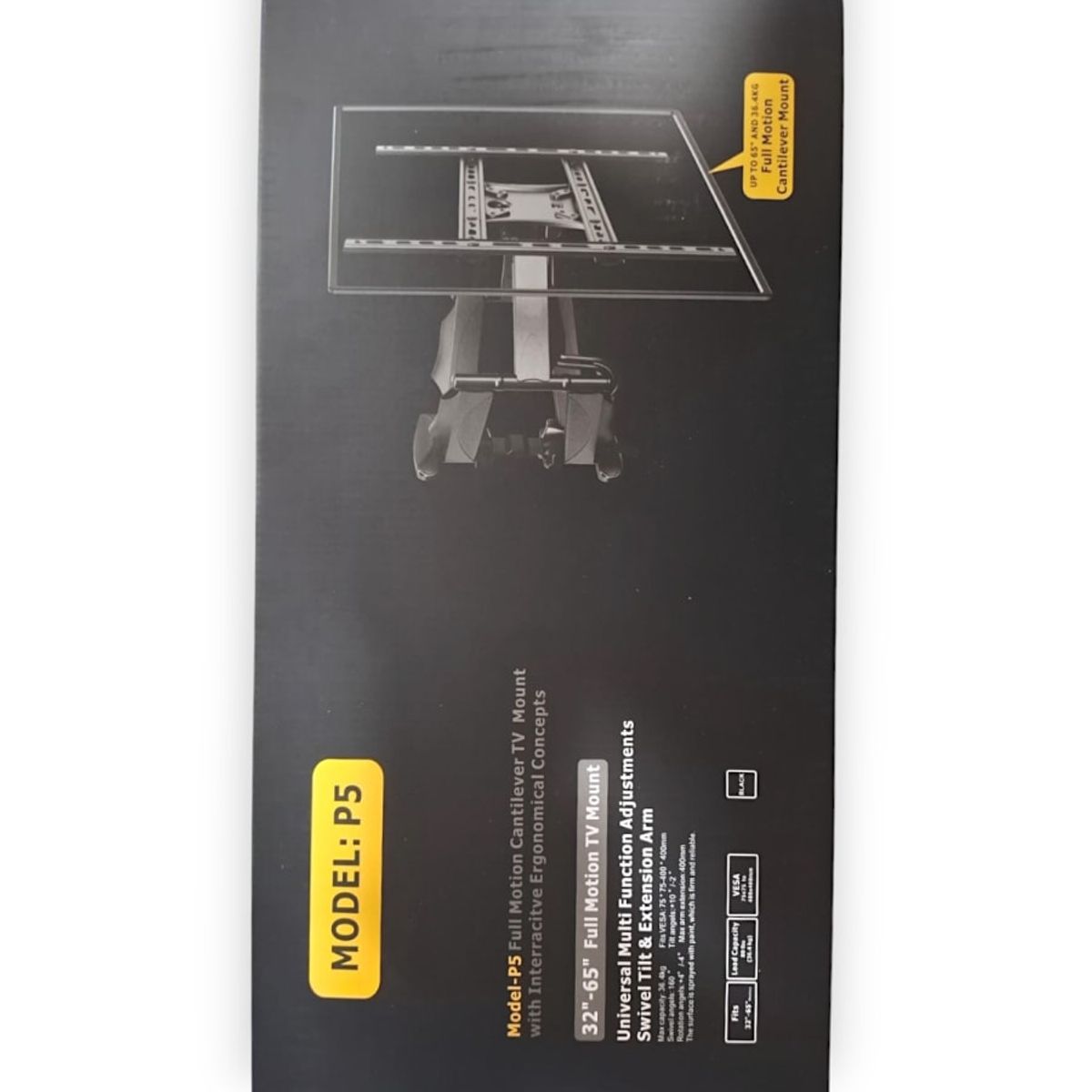 MALIK - Soporte TV 32 a 65" P5 Doble Brazo Reforzado