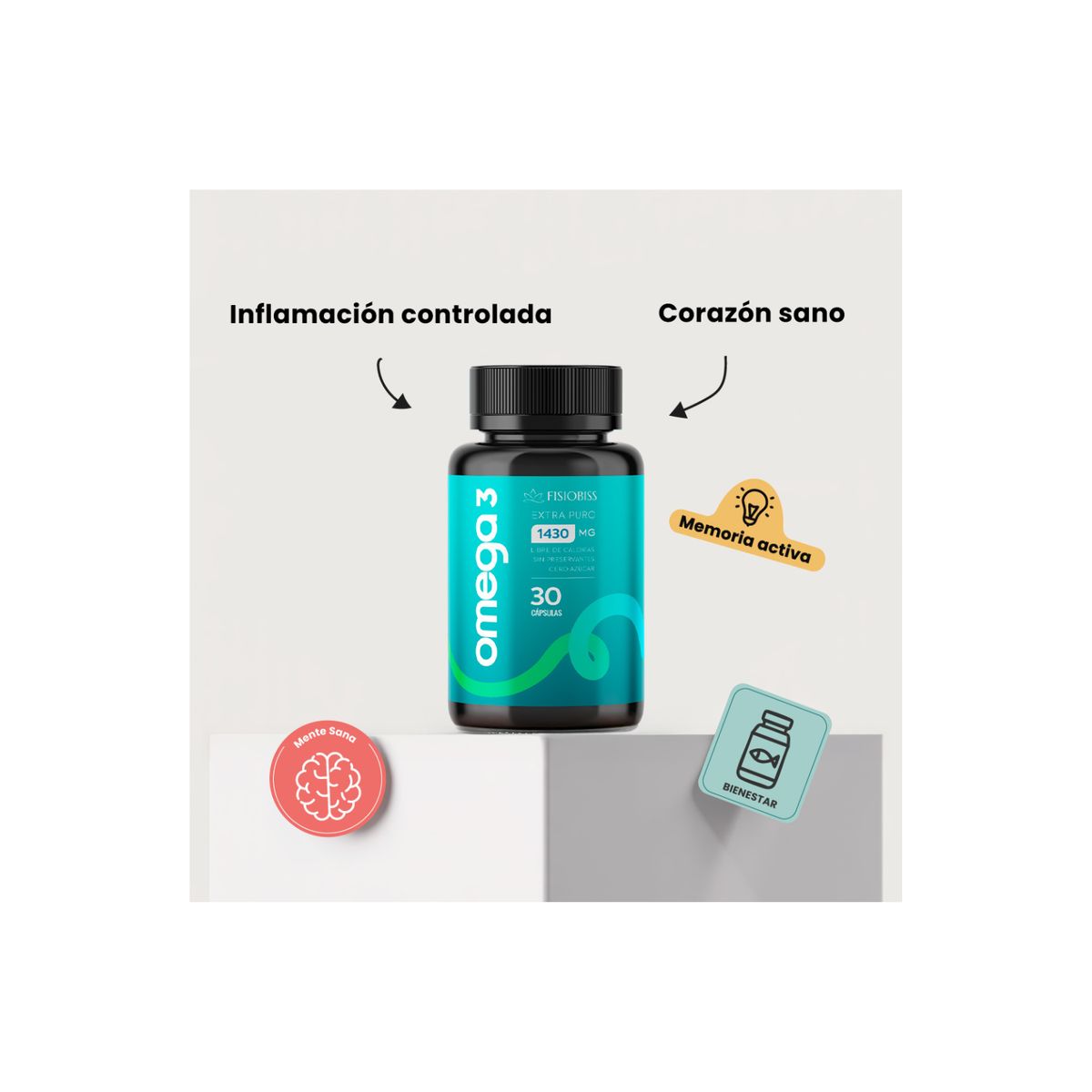 GENERICO - Omega 3 – Suplemento Alimentario en Cápsulas