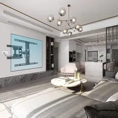 MALIK - Soporte NB 767-L600 Doble Brazo TV Ultra LED