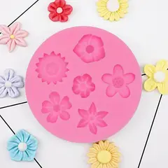 GENERICO - MOLDE DE ROSAS PARA FONDANT