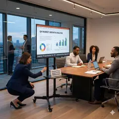 MALIK - Rack Móvil con Ruedas para Smart TV 32-70 Pulgadas