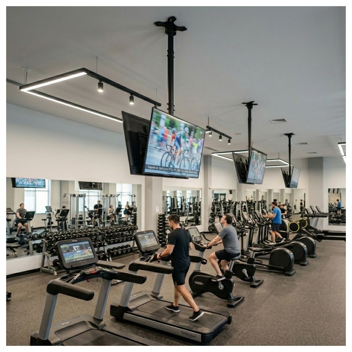 MALIK - Soporte Techo T560-15 para Pantallas 32-75 Pulgadas