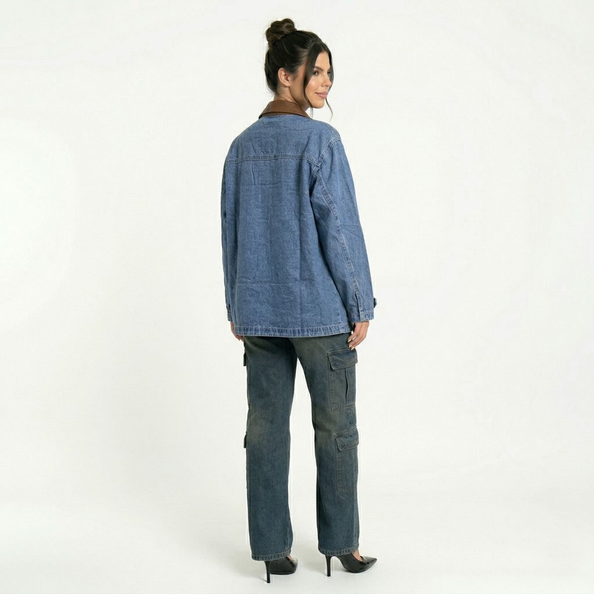 D'JOE - Chaqueta Denim Oversize Mujer Nairobi