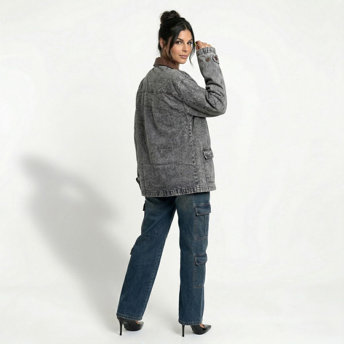 D'JOE - Chaqueta Denim Oversize Mujer Nairobi