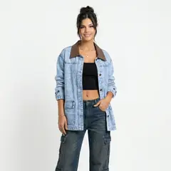 D'JOE - Chaqueta Denim Oversize Mujer Nairobi