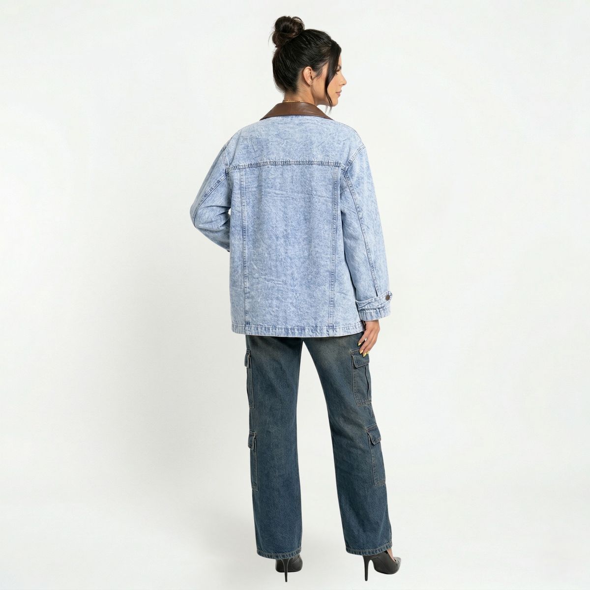 D'JOE - Chaqueta Denim Oversize Mujer Nairobi